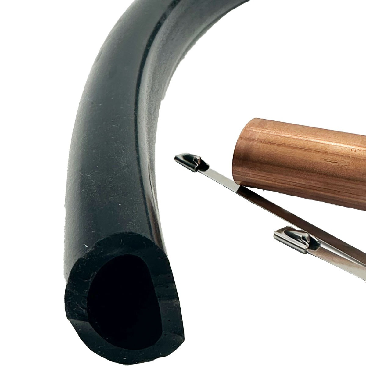 Silikonschlauch für Dampf +150°C (Außendurchmesser: 30 mm, Innendurchmesser: 22 mm)
