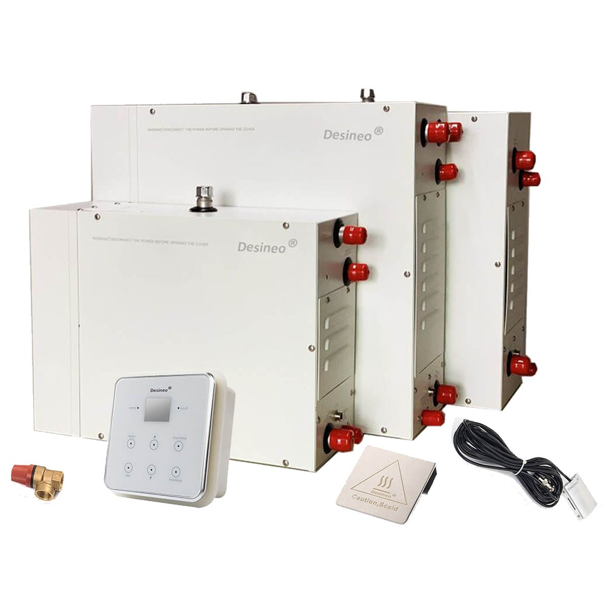 Dampfgenerator für Hamam 4 kW Desineo für den professionellen oder privaten Gebrauch, automatische Entleerung und mögliche Optio