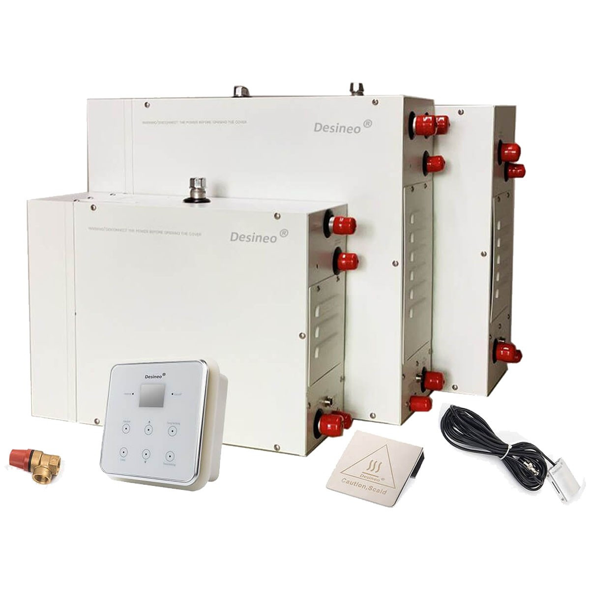 Dampfgenerator für Hamam 4 kW Desineo für den professionellen oder privaten Gebrauch, automatische Entleerung und mögliche Optio