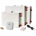 Dampfgenerator für Hamam 4 kW Desineo für den professionellen oder privaten Gebrauch, automatische Entleerung und mögliche Optio