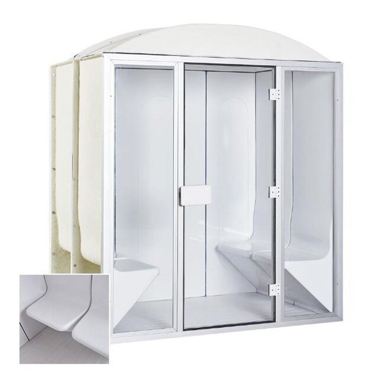 Generador de Vapor Para Hammam 4Kw Desineo Para Uso Profesional o Doméstico drenaje automático y posibles opciones