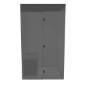 Hamam-Kabinenbausatz mit Glaswand zum Kacheln 120 x 120 mit Dampfgenerator