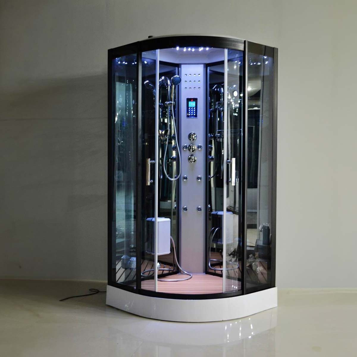 Hamam-Duschkabine 90 x 90 x 215 cm, volle Optionen