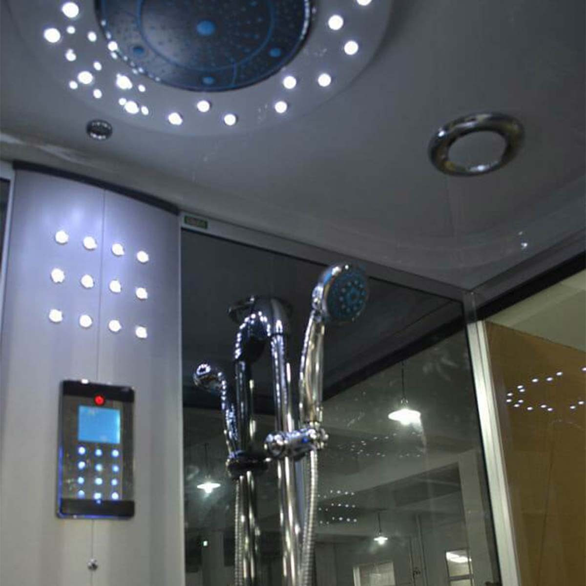 Hamam-Duschkabine 90 x 90 x 215 cm, volle Optionen