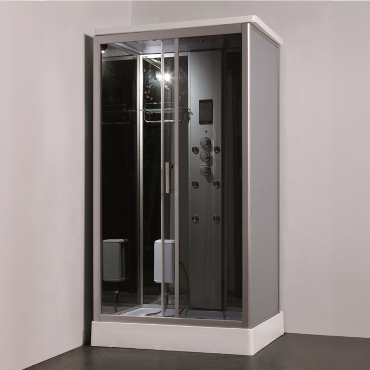Cabina de ducha hammam 120 x 90 opciones completas