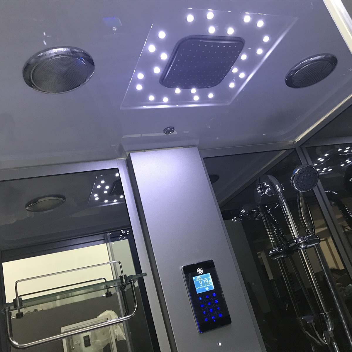 Cabina de ducha hammam 120 x 90 opciones completas