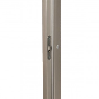 Puerta para baño de vapor en cristal templado de 8mm vidrio de seguridad color bronce 60 x 190 cm y marco de aluminio