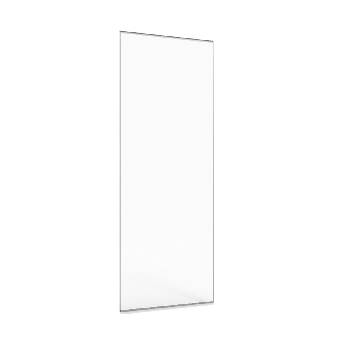 Feste Wand aus transparentem Sicherheitsglas 8 mm, 60 x 190 cm