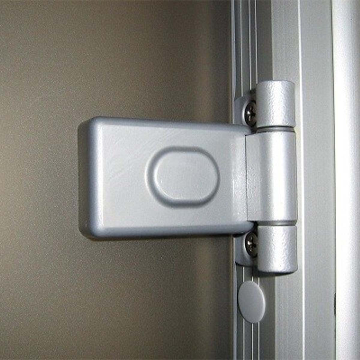 Porte pour Hammam premium 80 x 190 cm poignée verticale teintée gris