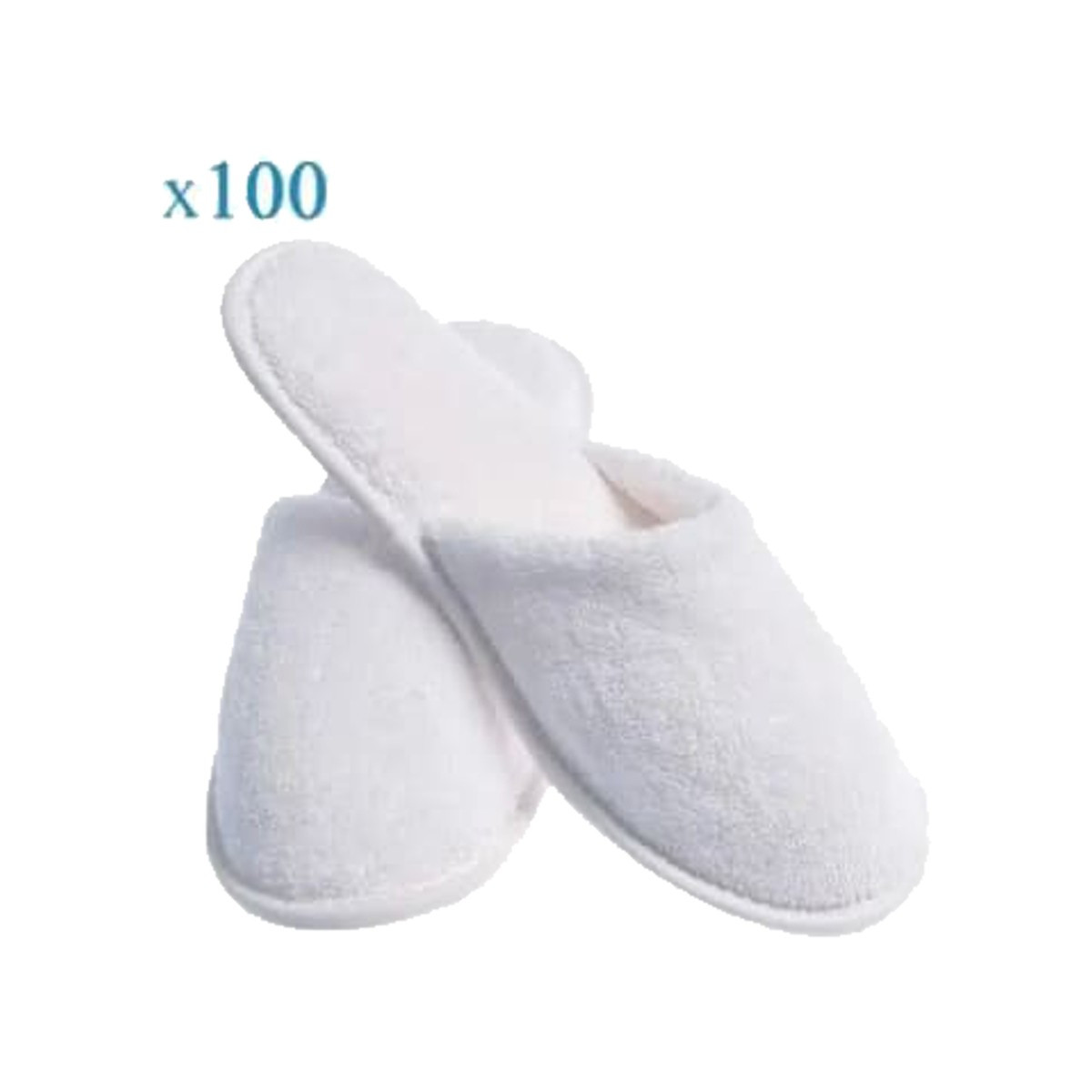 Socken geschlossen Pantoffel Einweg Schwamm Weiß