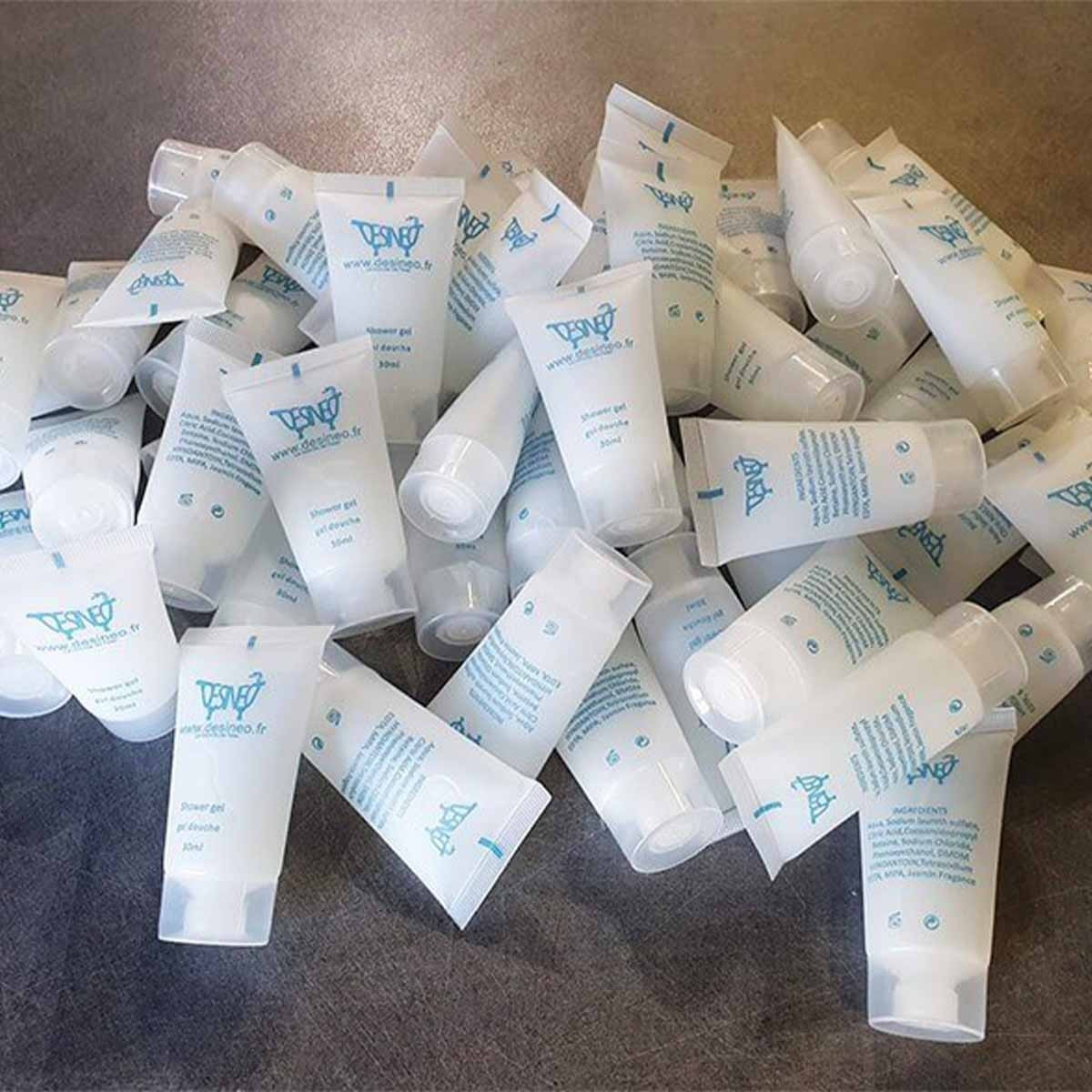Packung mit 50 30-ml-Duschgels mit Jasminduft für professionelle Einrichtungen