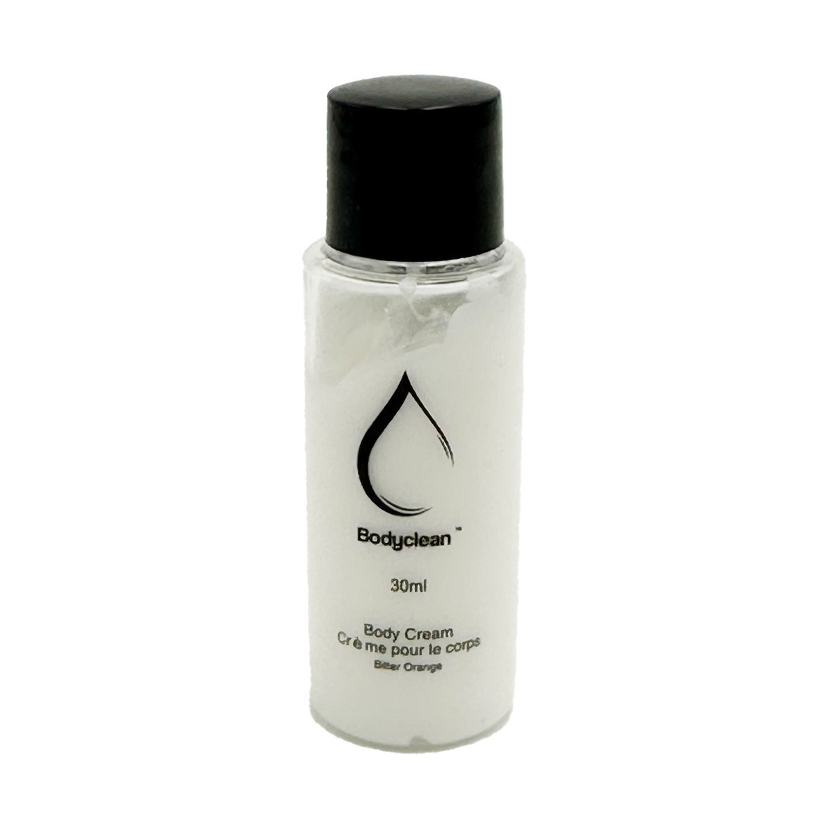 Pack de 100 cremas corporales bodyclean 30 ml aroma a naranja amarga