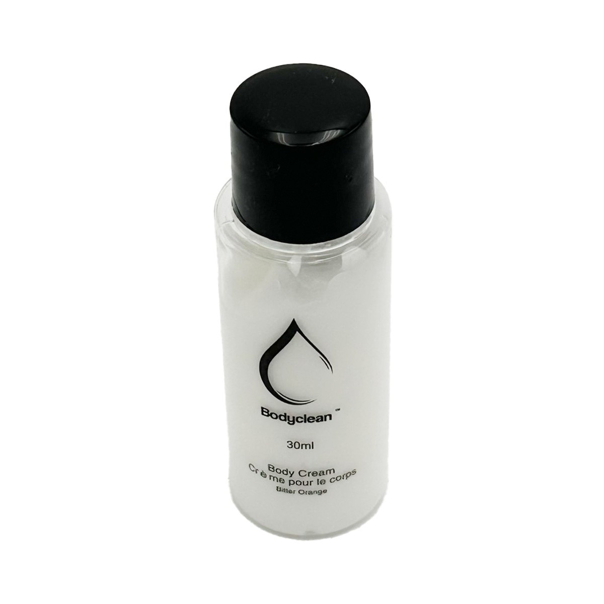 Pack de 100 cremas corporales bodyclean 30 ml aroma a naranja amarga