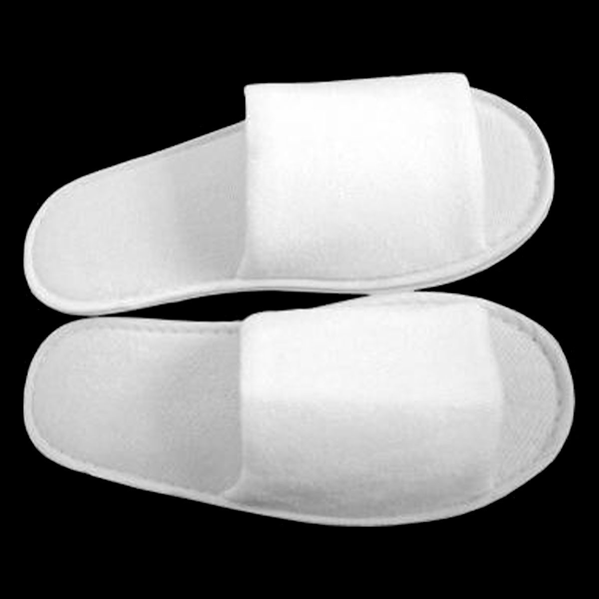 Chaussons éponge jetables Blancs