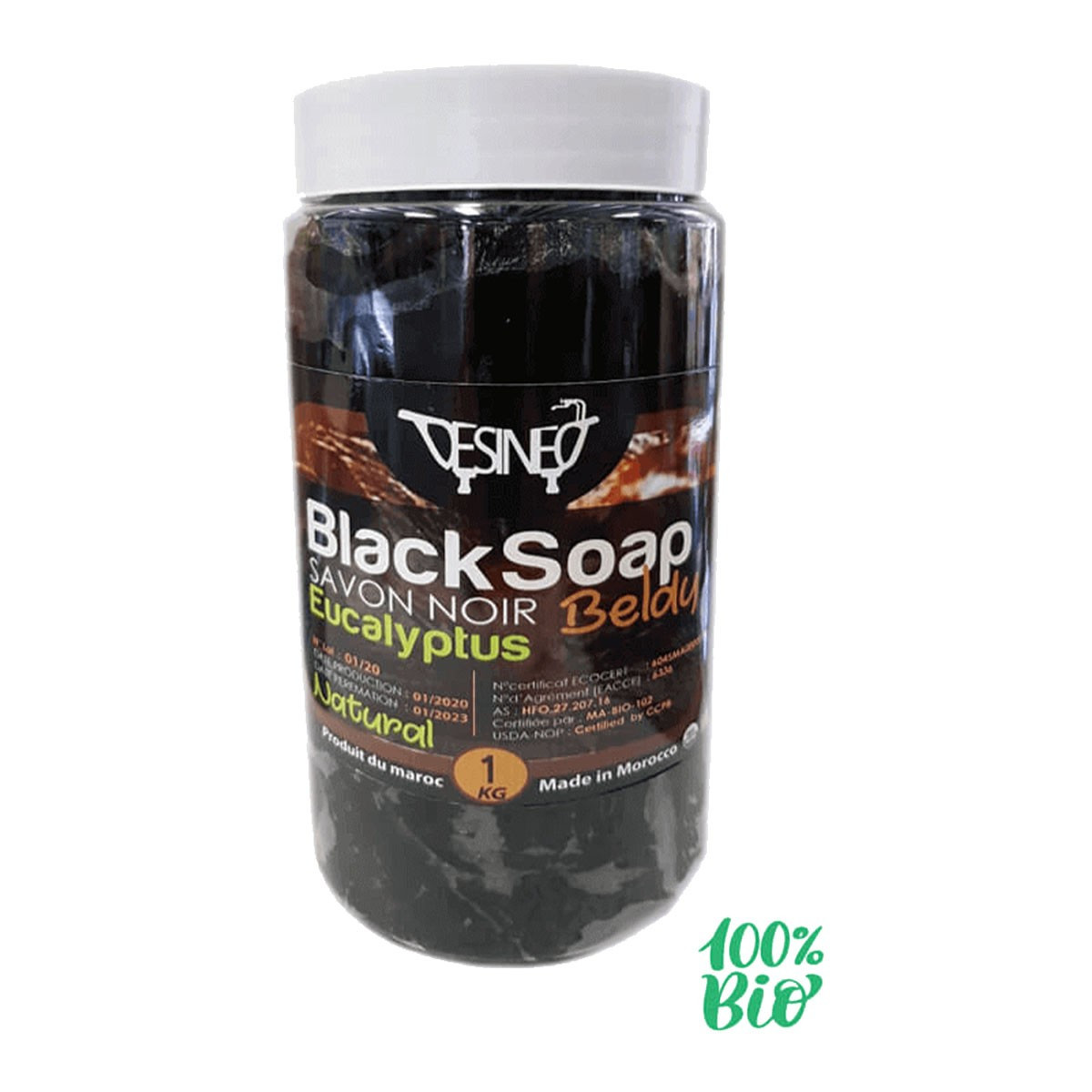 Savon noir à l'eucalyptus 