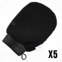 Hammam-Packung: 5 Kessa-Handschuhe + 1 Topf schwarze Seife + 1 Topf Ghassoul-Pulver