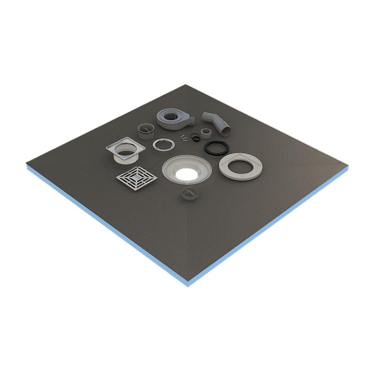 Duschwanne Valstorm 80x80x4cm Inhalt der Box