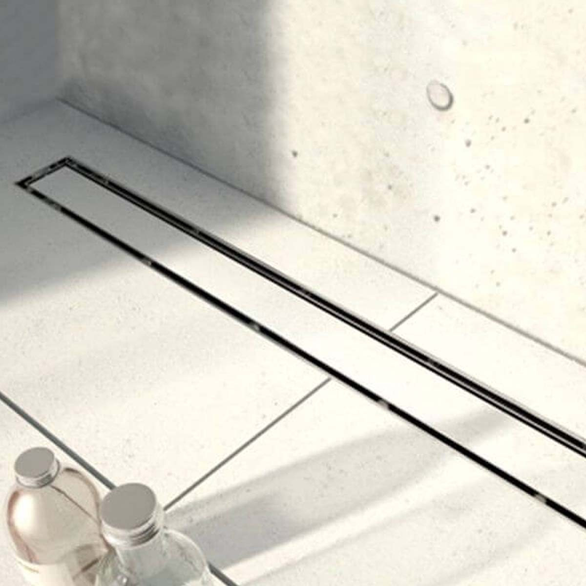 Grille linéaire 58 x 5 cm pour receveur prêt à carreler