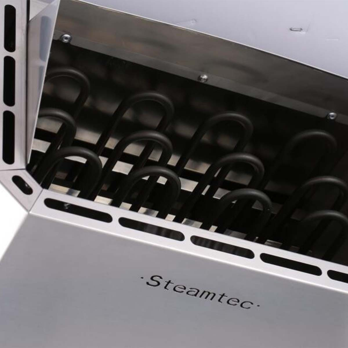 Poêle à sauna 3 Kw premium avec commandes intégrées finitions inox