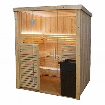 Cabine de sauna Harvia 163,5 x160,7 x 202 cm 2 ou 3 personnes poêle à sauna fournis