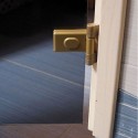 Bronzene Saunatür 80 x 190 aus 8 mm starkem gehärtetem Sicherheitsglas