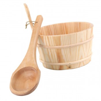 seau et louche pour sauna