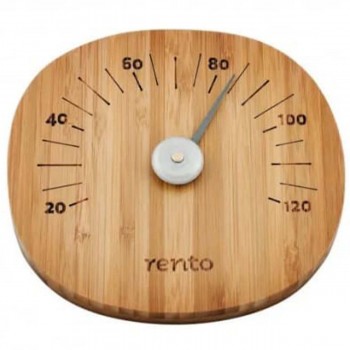Termómetro para sauna de bambú RENTO