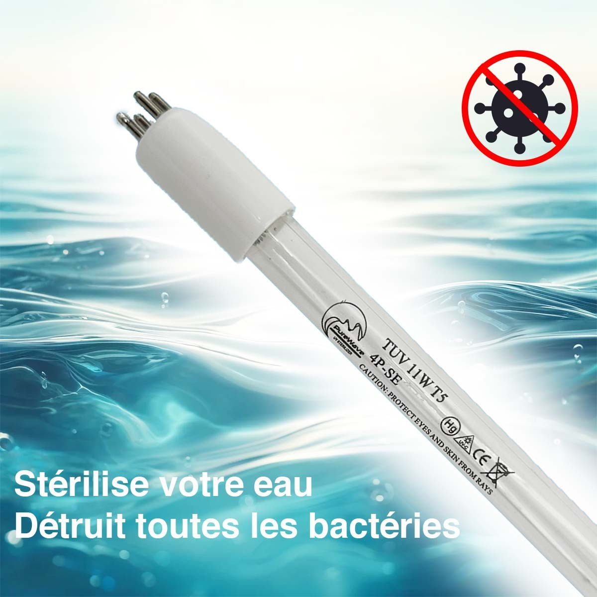 Ampoule de rechange 11W desineo pour stérilisateur UV